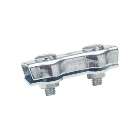 Lot de 2 serre-cã¢bles acier zingué diamètre 4 x l.42 x l.18.5 mm Standers  - Sanifer Tamatave