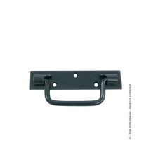  Poignée sur platine acier prépeint h 25 x l 160 x p 10 mm AFBAT - Sanifer Tamatave