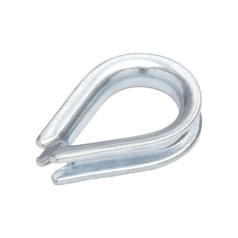  Lot de 2 cosses coeur acier zingué diamètre 3 x l.19 x l.12 mm Standers STANDERS - Sanifer Tamatave