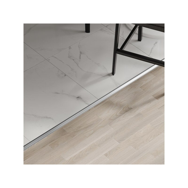  Barre de seuil auto-agrippant métal 830x40mm brillant métallique ARTENS - Sanifer Tamatave