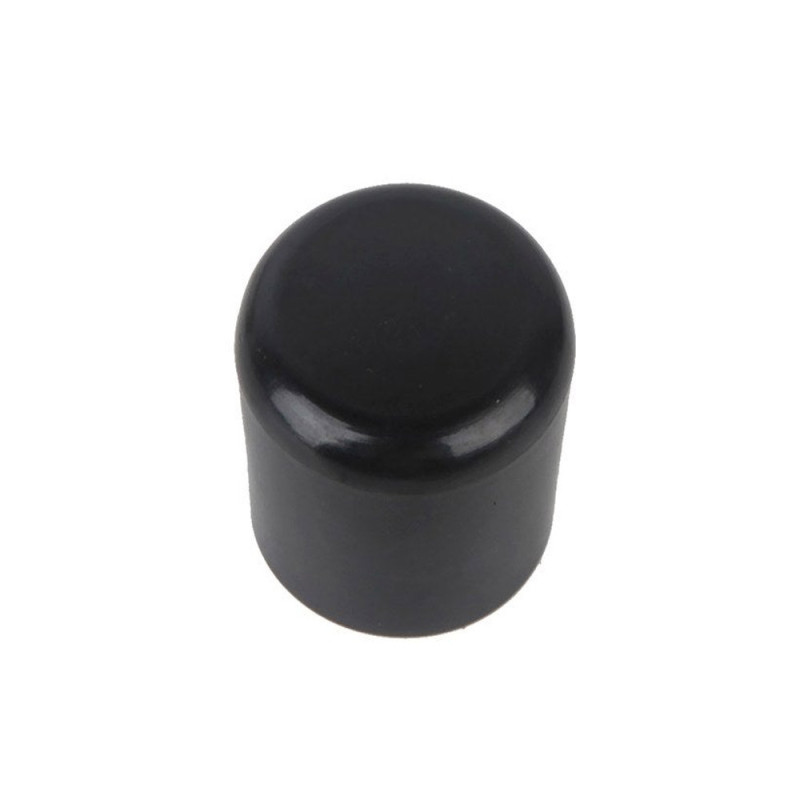  Lot de 4 embouts enveloppant plastique noir 25mm STANDERS - Sanifer Tamatave