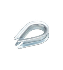  Cosse coeur acier zingué diamètre 11 x l.110 x l.10 mm Standers  - Sanifer Tamatave