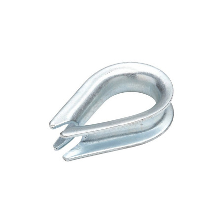  Cosse coeur acier zingué diamètre 11 x l.110 x l.10 mm Standers  - Sanifer Tamatave