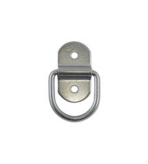 Lot de 2 anneaux acier zingué l 58 x l 32 x ep 5 5 mm  - Sanifer Tamatave