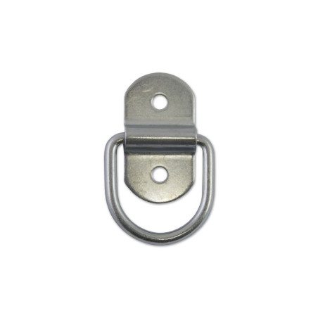  Lot de 2 anneaux acier zingué l 58 x l 32 x ep 5 5 mm  - Sanifer Tamatave