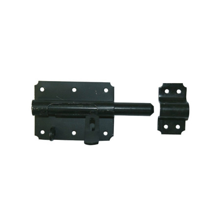  Verrou de box porte cadenas acier prépeint h 70 x l 120 x p 20 mm  - Sanifer Tamatave