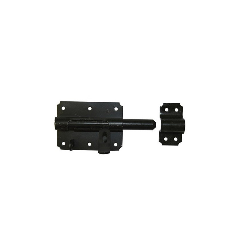  Verrou de box porte cadenas acier prépeint h 70 x l 140 x p 24 mm  - Sanifer Tamatave
