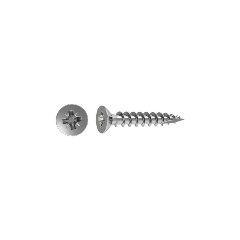  Lot de 20 vis inox tête fraisée diamètre 4 mm x l.35 mm Standers  - Sanifer Tamatave