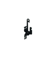  Support d'espagnolette acier prépeint h 130 x l 25 x p 40 mm  - Sanifer Tamatave