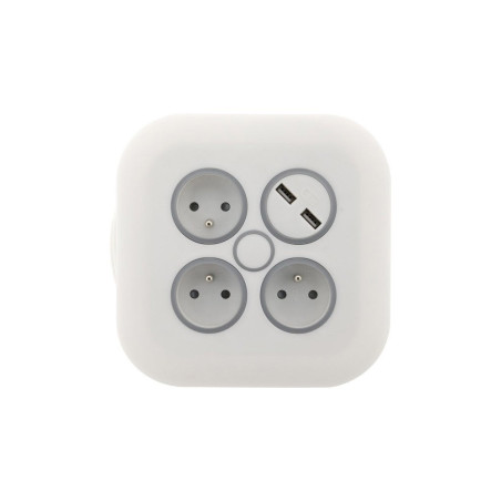Enrouleur de câble électrique ménager avec terre l  7 m ho5vvf 3g1 ZENITECH - Sanifer Tamatave