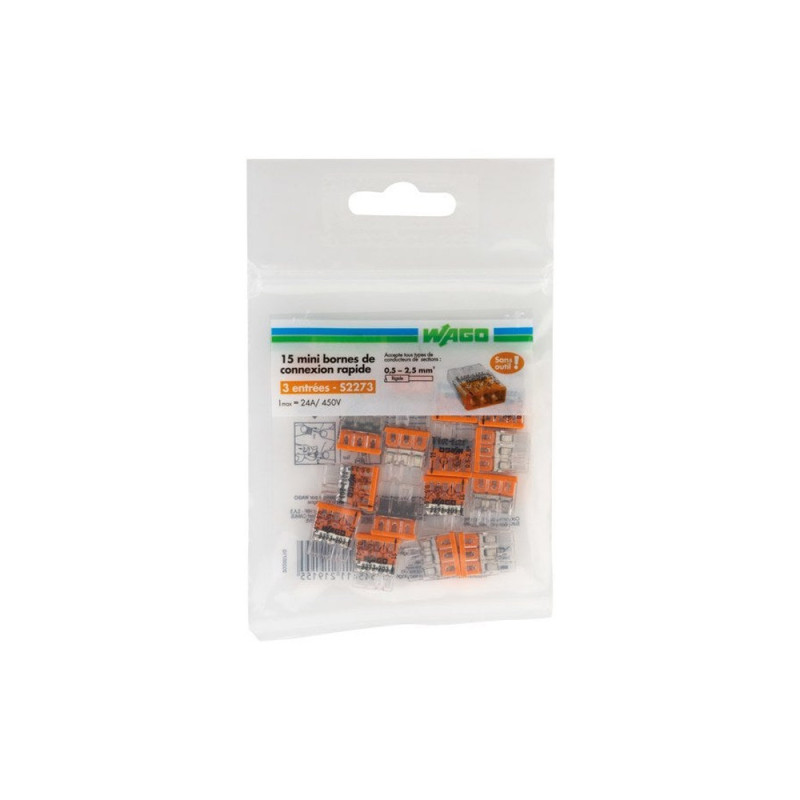 Lot de 15 minibornes automatiques 25 mmâ² pour rigide zenitech  - Sanifer Tamatave