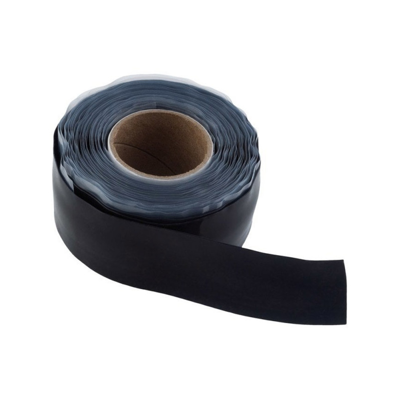  Ruban adhésif auto-amalgamant l 3 m x l 25 mm noir ZENITECH - Sanifer Tamatave