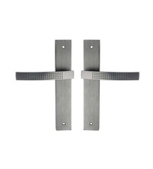  P50 ensemble de porte louna 195mm sans trou aluminium NR INSPIRE - Sanifer Tamatave