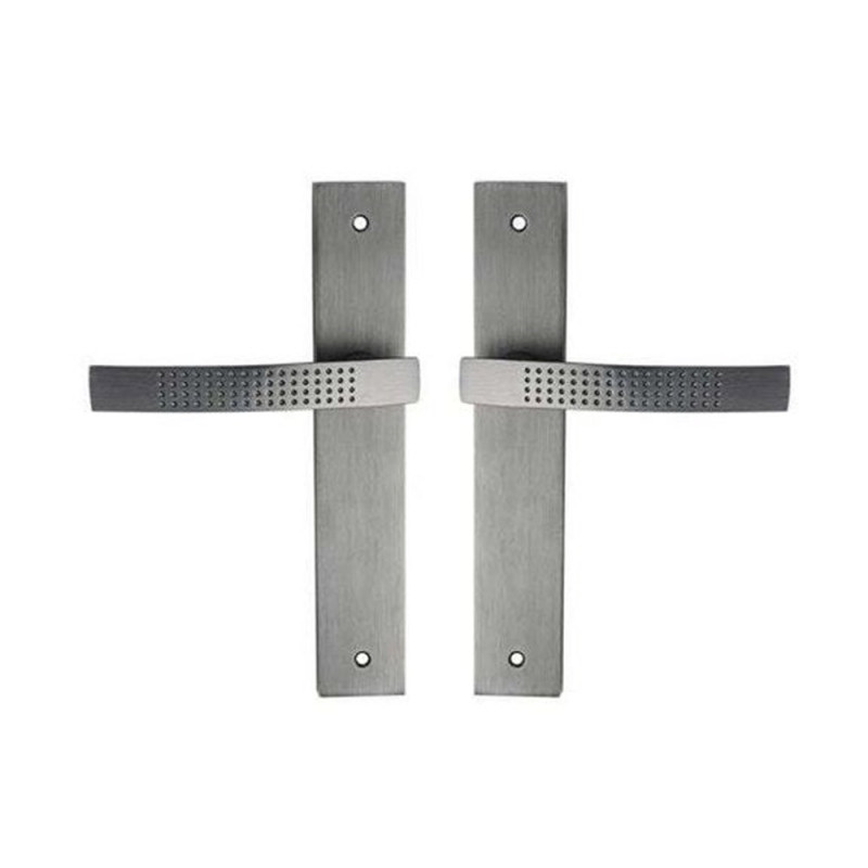  P50 ensemble de porte louna 195mm sans trou aluminium NR INSPIRE - Sanifer Tamatave