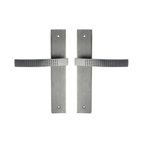  P50 ensemble de porte louna 195mm sans trou aluminium NR INSPIRE - Sanifer Tamatave