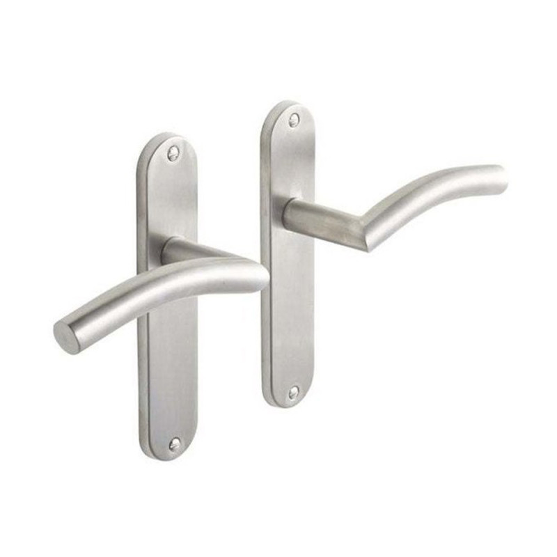  Ensemble de porte margaud 165mm sans trou inox NR INSPIRE - Sanifer Tamatave
