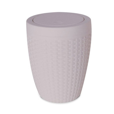  Poubelle de salle de bain magic 6l blanc  - Sanifer Tamatave