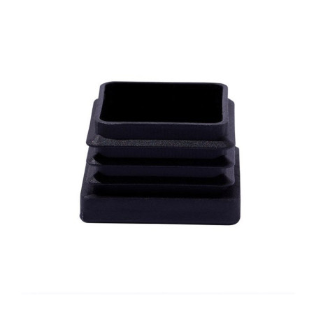  Lot de 4 embouts plastique noir 40x40mm STANDERS - Sanifer Tamatave