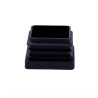  Lot de 4 embouts plastique noir 40x40mm STANDERS - Sanifer Tamatave