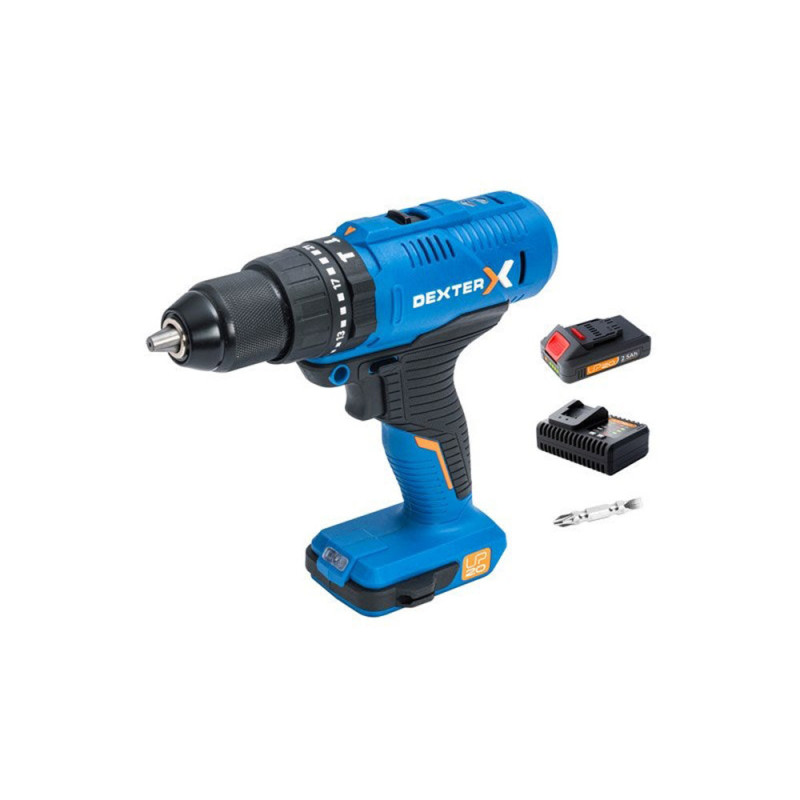 Perceuse à percussion  20 v 2 5 ah avec chargeur Dexter DEXTER - Sanifer Tamatave