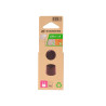  Lot de 4 embouts enveloppant plastique noir 20mm STANDERS - Sanifer Tamatave