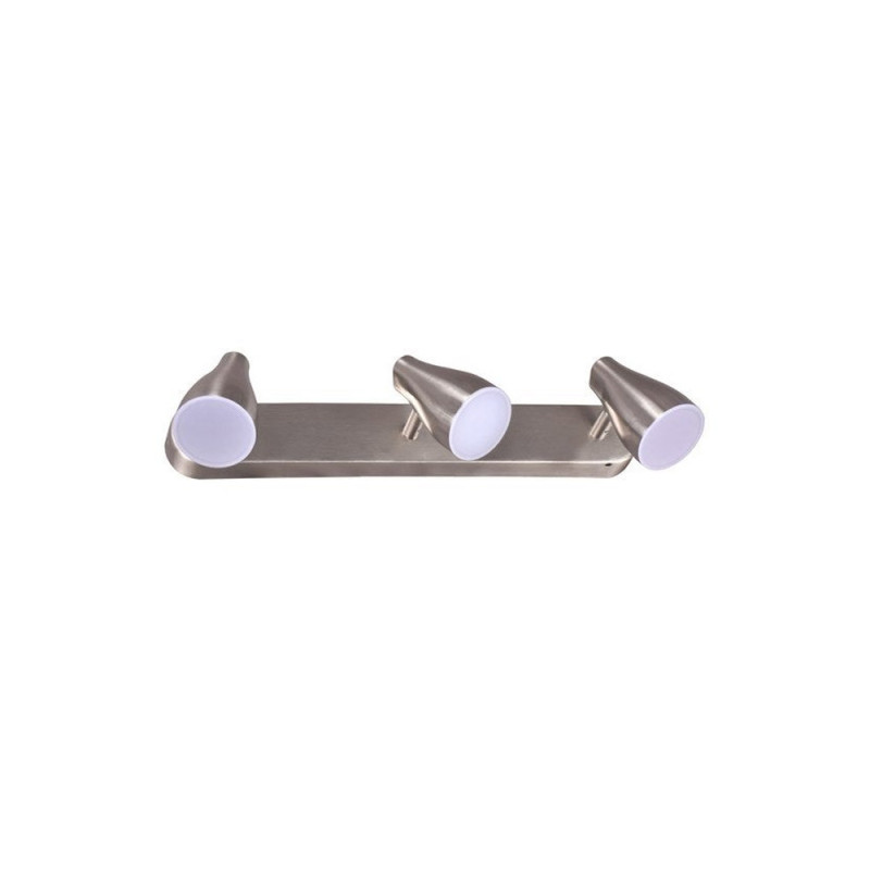  Rampe 3 spots classique plastique chrome  - Sanifer Tamatave