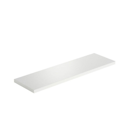  Etagère murale blanc mat l 80 x h 1 8 x p 18 cm ep 18 mm  - Sanifer Tamatave