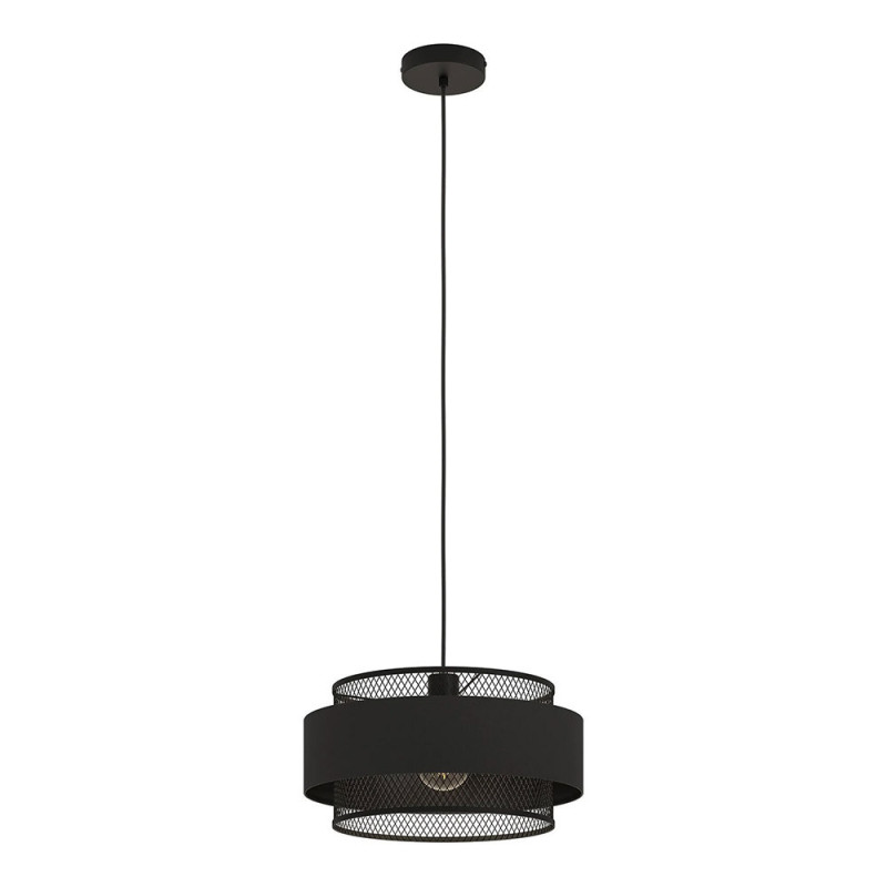 Suspension 1x E27 métal noir ottomane d 40 cm INSPIRE - Sanifer Tamatave