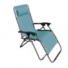 Fauteuil relax pliant multiposition aiden bleu turquois  - Sanifer Tamatave