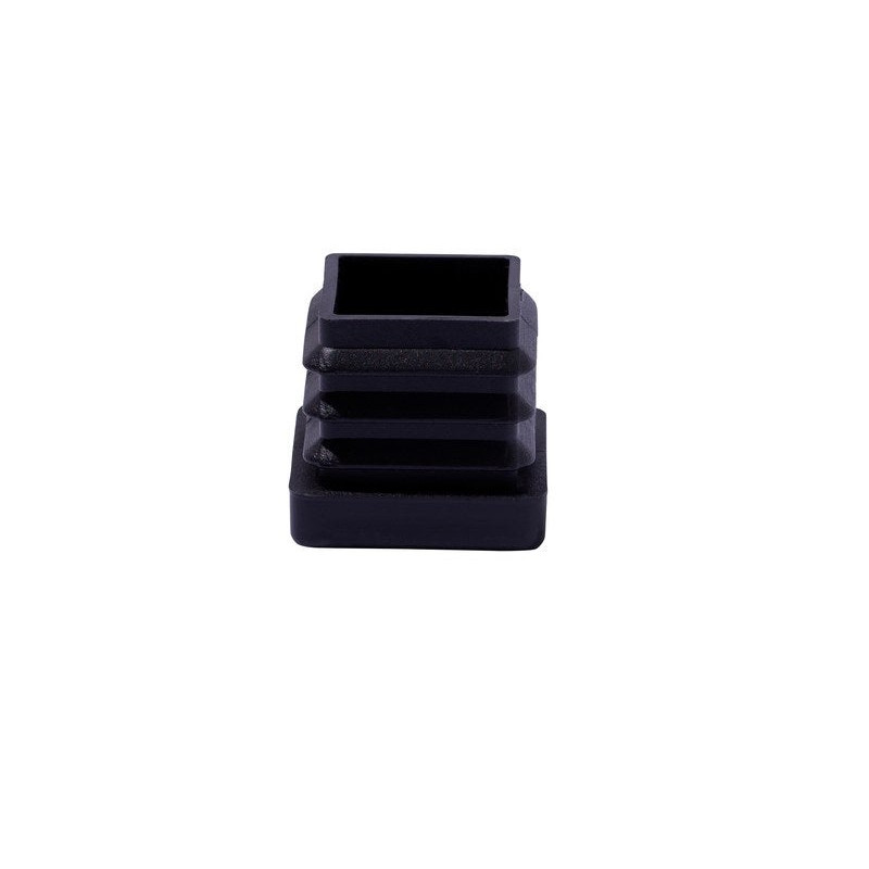  Lot de 4 embouts plastique noir 25x25mm STANDERS - Sanifer Tamatave