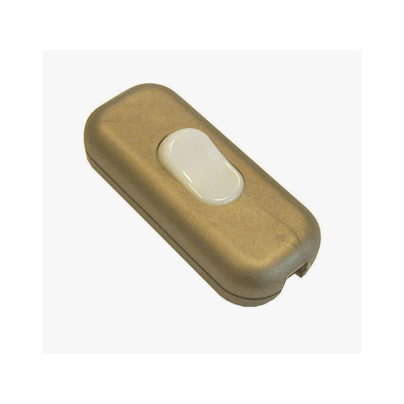  Interrupteur à bascule unipolaire lumineux 6a 250v or uv4 NR  - Sanifer Tamatave
