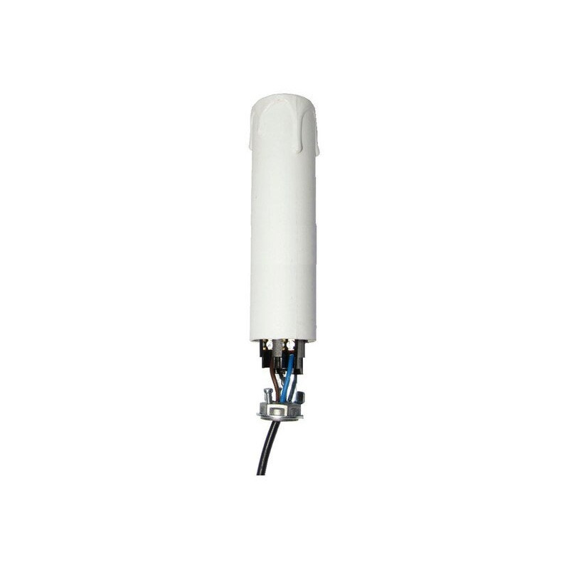  Bougie équipée E14 tibelec plastique blanc 60 w  - Sanifer Tamatave