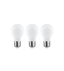  Lot de 3 ampoules led E27 806lm 60w classe énergétique a blanc chaud LEXMAN - Sanifer Tamatave