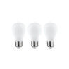  Lot de 3 ampoules led E27 806lm 60w classe énergétique a blanc chaud LEXMAN - Sanifer Tamatave