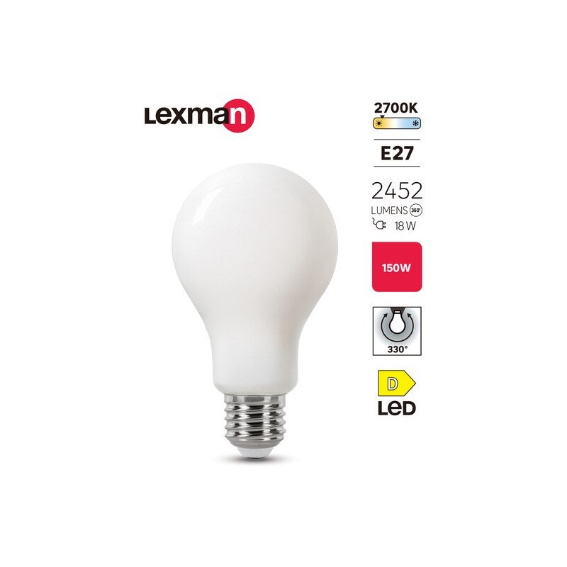  Ampoule led E27 2452lm 150w blanc chaud LEXMAN - Sanifer Tamatave