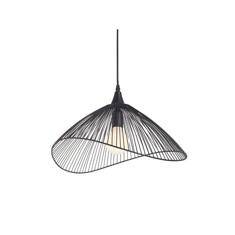  Suspension 1xE27 max 40w métal noir seynave kasteli diamètre  45 cm  - Sanifer Tamatave