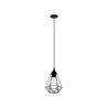  Suspension E27 style industriel byron diamètre  17 5 métal noir 1 x 60w INSPIRE - Sanifer Tamatave