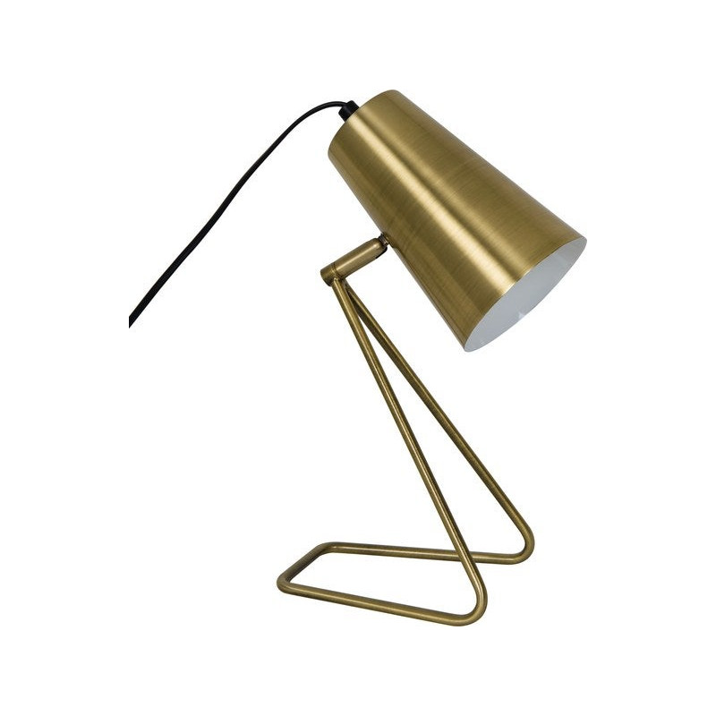  Lampe à  poser moeta E14 métal laiton h 30 cm INSPIRE - Sanifer Tamatave
