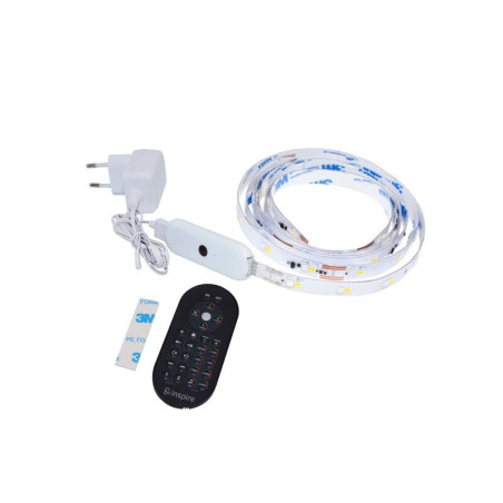  Kit ruban led 15m rgbw ic music changement couleur 4000k ip20 INSPIRE - Sanifer Tamatave