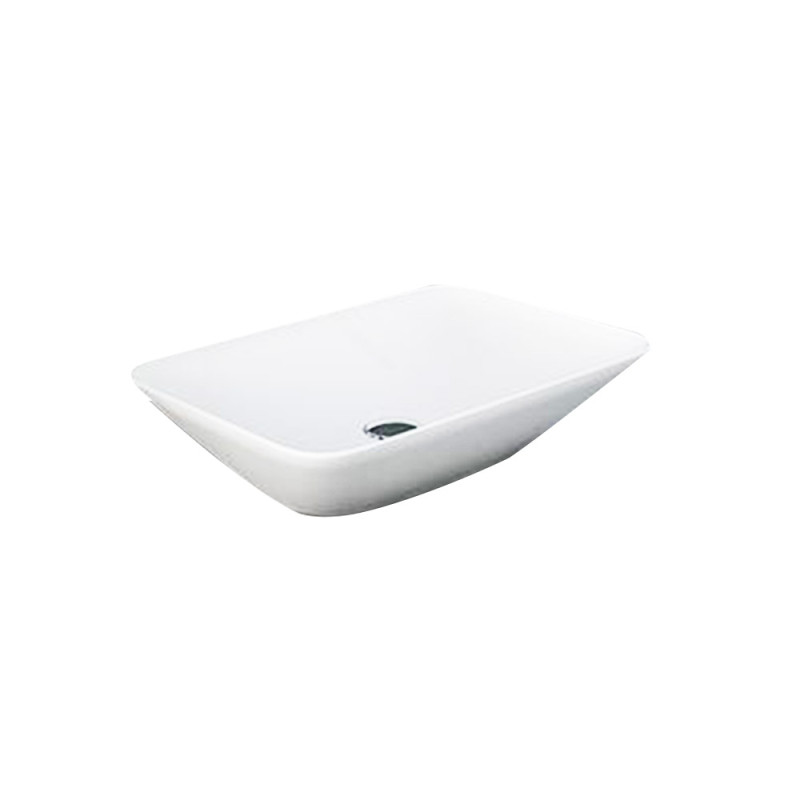 Vasque à  poser variant blanc carré 36*36cm| Sanifer