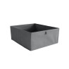 Panier de rangement M Intissé Spaceo Home granit gris H.16.5 X L.36 X p.42 cm|Sanifer  Tamatave