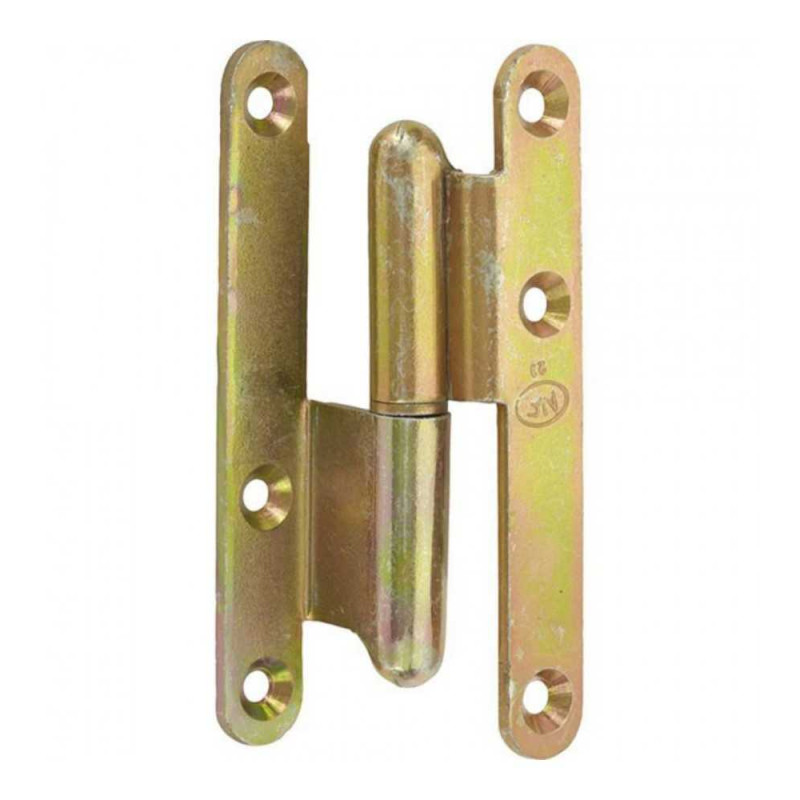  Paumelle universelle droite 505-110x55x3 bichromaté Amig AMIG - Sanifer Tamatave