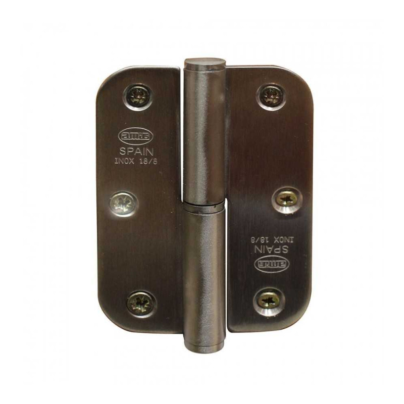  Paumelle gauche inox 90x65mm ft Amig AMIG - Sanifer Tamatave