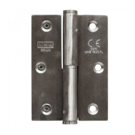  Paumelle en inox droite 90x65x2.5mm 477 Mha MHA - Sanifer Tamatave