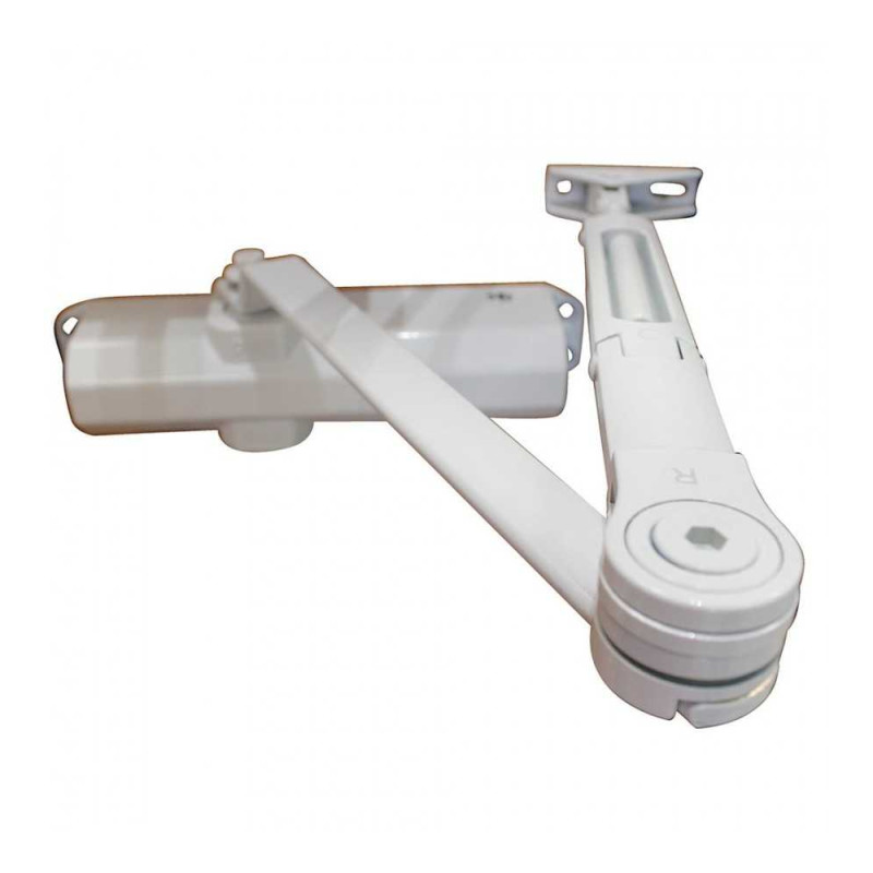 Ferme-porte IS20 F2/3 B/COMP avec arret blanc ISEO - Sanifer Tamatave