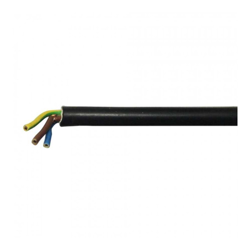  Cable souple noir VVF 3G1.5mm² * CHAKIRA CABLE - Sanifer Tamatave