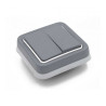  Ensemble interrupteur va-et-vient + support plaque plexo gris étanche Legrand LEGRAND - Sanifer Tamatave