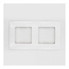  Niloe plaque double blanc! Legrand LEGRAND - Sanifer Tamatave