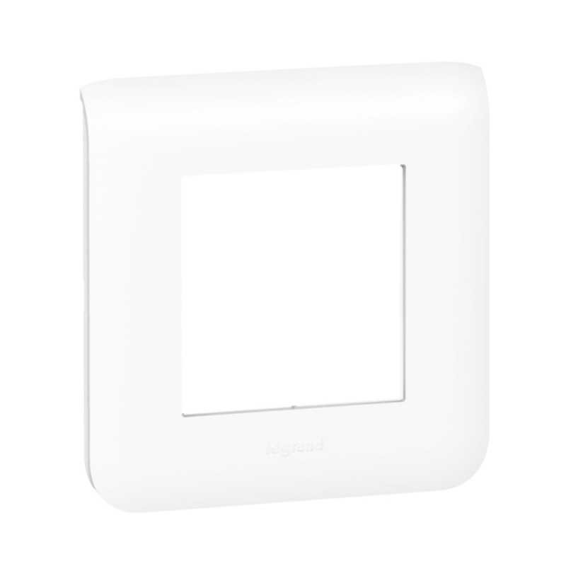  Plaque de finition mosaic pour 2 modules blanc Legrand LEGRAND - Sanifer Tamatave