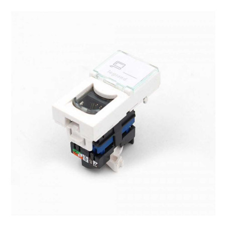  Programateur mosaic rj45 cat. 6ftp-1modules bl Legrand LEGRAND - Sanifer Tamatave